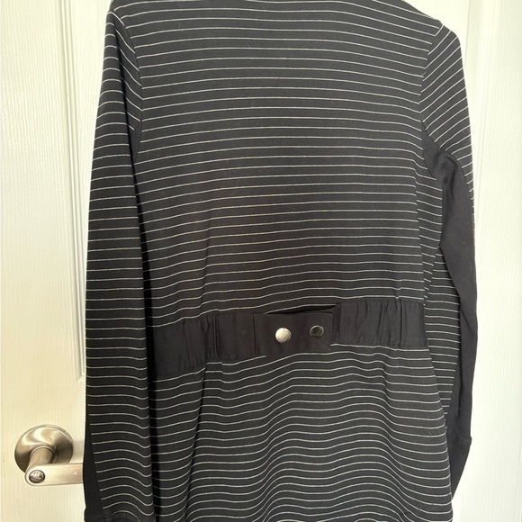 CAbi Black Jacket with White Stripes - Picture 2 of 4